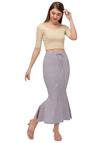 Image of Mehrang Stretchable Shimmer Saree Shapewear Petticoat for Women, Skirts for Women,Shape Wear Dress for Saree