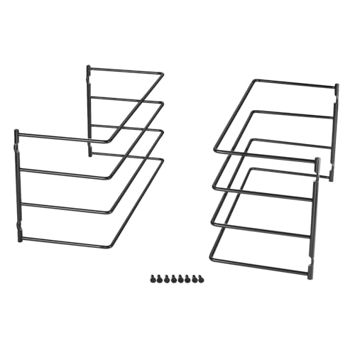 SOTECH Support de plaque de cuisson pour 4 plaques de cuisson (364 x 140 x 182 mm, noir-chrome,...