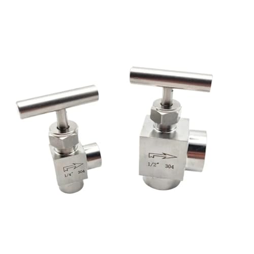 Robinet à pointeau 1/2 en acier inoxydable 304 finition premium
