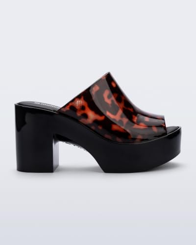 Image of Melissa Mule Heel Collection - Fashion Sandal for Women - Iridescent Comfortable Mule Style - High-Shine Upper with Bubblegum Scent - Chic and Sophisticated