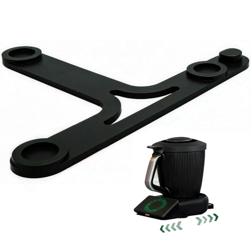 Frogetu Base Scorrevole per Bimby TM7,Tavola Scorrevole Accessori Bimby TM7 con Pattini in Teflon e Incavi, Protezione Della Bilancia e del Piano di Lavoro, Facile da Spostare su Tutte le Superfici