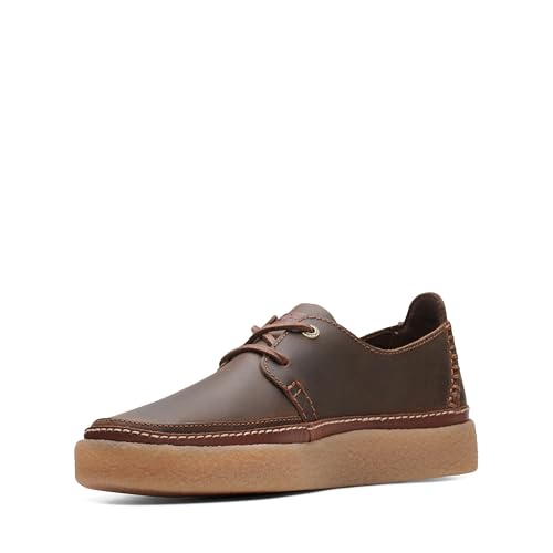 Clarks Collection Men's Oakpark Lace Oxford, Beeswax Leather, 8.5 Medium US