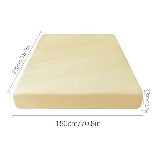 Drap housse en coton respirant et élastique tout autour pour la literie - 6