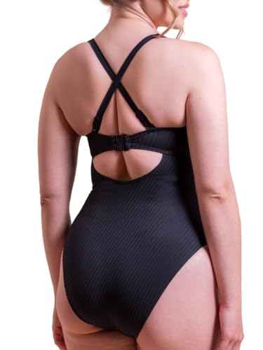 Curvy Kate Maillot de bain Deep Dive Noir en microfibre premium