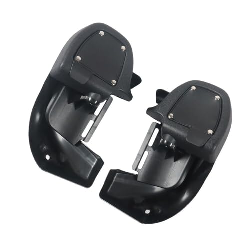  Vivid Black Lower Vented Leg Fairings for 1983-2013 Harley Touring Models - Ultimate Protection and Style
| Vivid Black