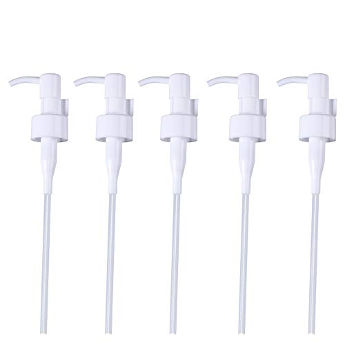 MSemis 5 Piezas Dispensador de Jabón de Plástico Bomba Cabeza Universal Repuesto Cabezal para Botellas de 22 a 24 MM Bomba Cabeza Reemplazo para Botellas de Líquido o Loción Blanco 24mm MSemis 5 Piezas Dispensador de Jabón de Plástico Bomba Cabeza Universal Repuesto Cabezal para Botellas de 22 a 24 MM Bomba Cabeza Reemplazo para Botellas de Líquido o Loción Blanco 24mm