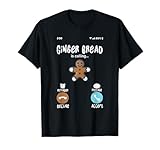 El Pan de Jengibre Festivo está Llamando la Llamada entrante Navidad Divertida Camiseta