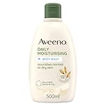 Aveeno Daily Moisturising Detergente Corpo, Bagnoschiuma idratante dal profumo delicato, Docciaschiuma per pelli da normali a secche, Bagnodoccia con Avena Colloidale Prebiotica, 500 ml