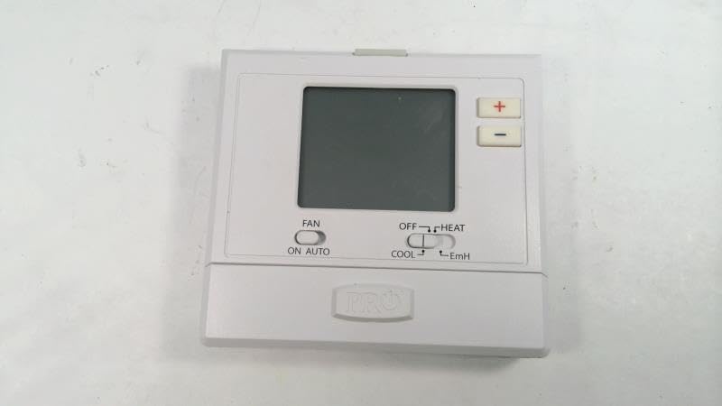 PRO1 T721 T700 Platform: Non-programmable, 2H/1C Heat Pump or 1H/1C Conventional with 4 sq. in. Display, White