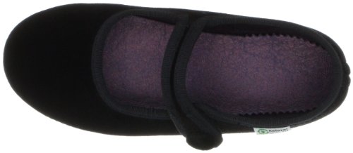Ballerines fille velours noir Cienta 500075 en taille 35 à 40