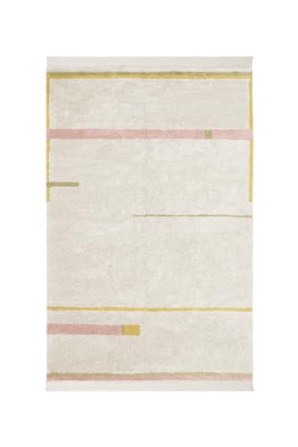Lorena Canals| Alfombras Lavables - Lanes Vintage Nude, 90 x 130 cm
