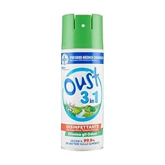 Oust 3 in 1, per Superfici e Tessuti, Uccide il 99,9% dei Batteri, 1 Confezione da 400ml