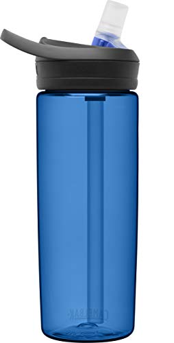Image of CamelBak Eddy+ Water Bottle with Bite Valve Straw, Leak‑Resistant Easy‑Sip Design for Everyday Hydration, 20oz, Oxford