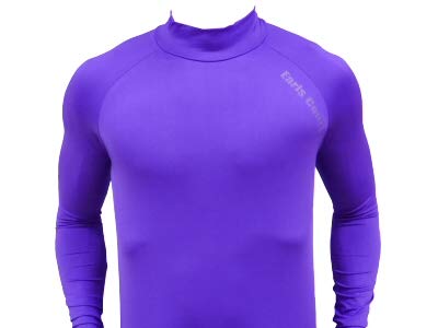 Earls Court(アールズコート) ハイネックロングインナーシャツ 長袖 【EC-01】 PURPLE L