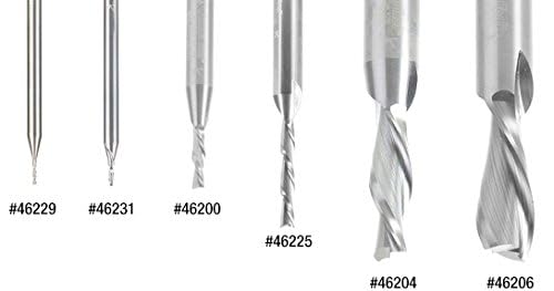 Amana Tool - 46225 Solid Carbide Spiral Plunge 1/8 Dia x 13