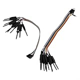 Logic Analyzer Clip Sonde Set 20cm mit stabilem Anschluss für effizientes Testen (schwarz)