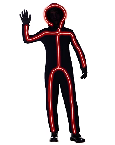Disfraz infantil de figura luminosa color naranja talla XL miniatura 1