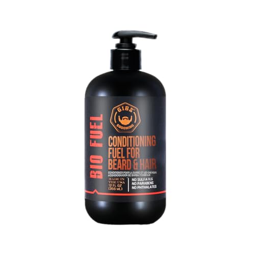 GIBS Grooming Biofuel Conditioning Fuel for Beard & Hair, 12 Fl O...