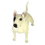Perro de simulación: este modelo de perro de simulación es un gran regalo para sus familiares, amigos y colegas, les encantará, figuras de bull terrier