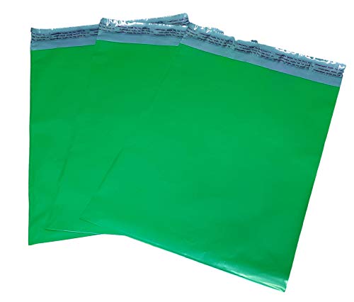 10x13 500 Pcs Green Poly Mailers 2.5MIL Premium Shipping Envelopes Mailer Self Sealed Mailing Bags with Waterproof and Tear-Proof Postal Bag by Uneekmailers