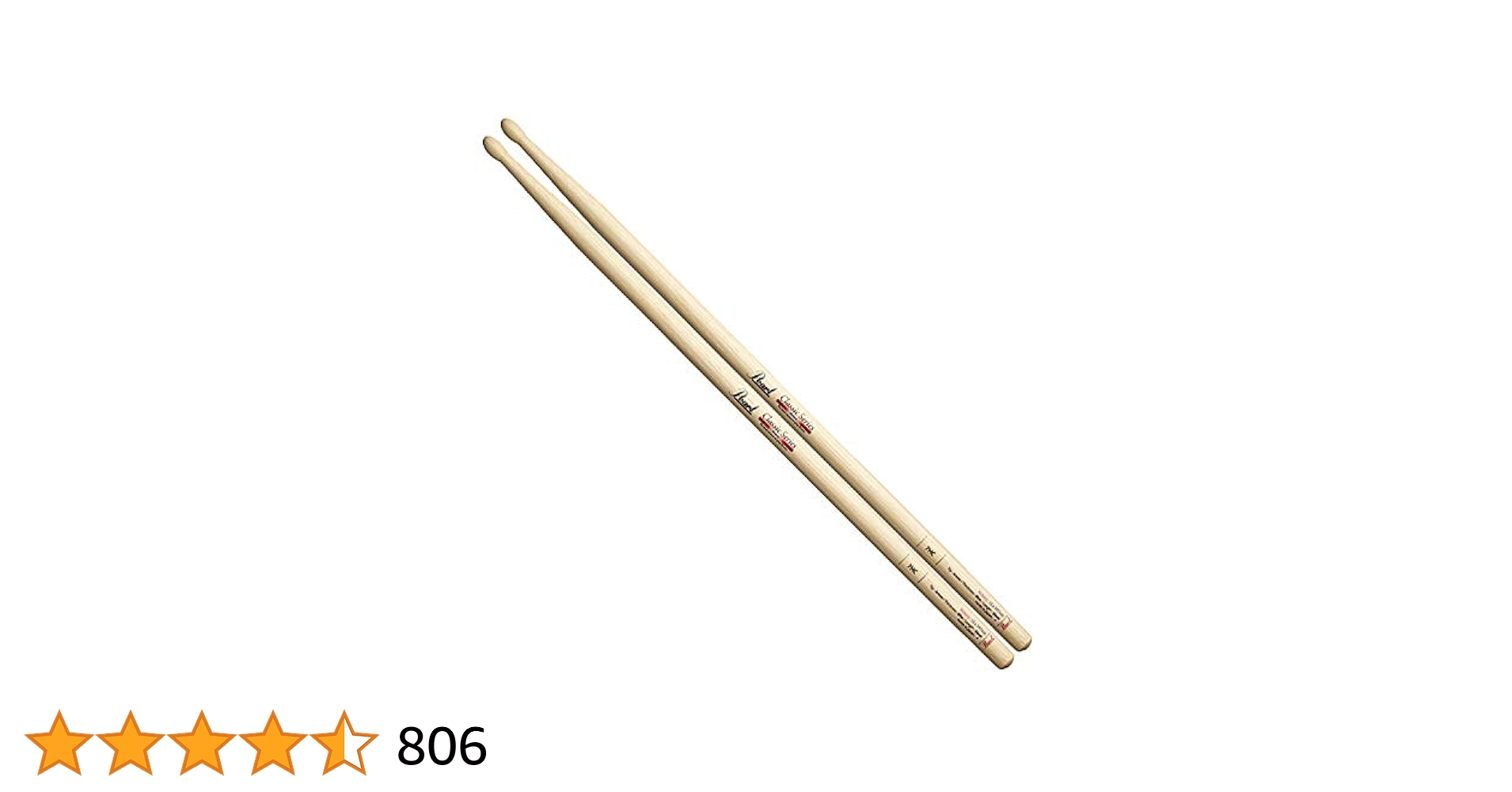 かみ Amazon.com: Pearl Pearl Drum Stick 7HC : Musical Instruments