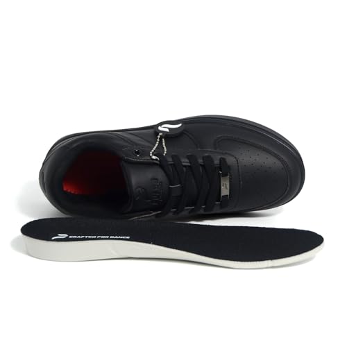 Image of Unisex Dance Sneakers Spin Sole Comfortable Men's and Women's Dance Shoes for Latin Dancing Bachata Salsa Line Dancing Swing Shuffling Hip Hop