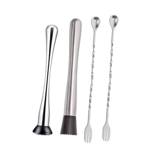 FUNOMOCYA 1Juego Herramientas de Cóctel Inoxidable y Uso Alimentario Preparar Bebidas Casa Bar