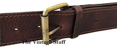 Vintage-Stuff-Leather-Replacement-Shoulder-Strap-Brown-match-for-Handbags-Duffel-Bags-Messenger-Bags-Briefcases-Tote-Satchel-Fits-all-and-Adjustable-with-Metal-Swivel-Hooks