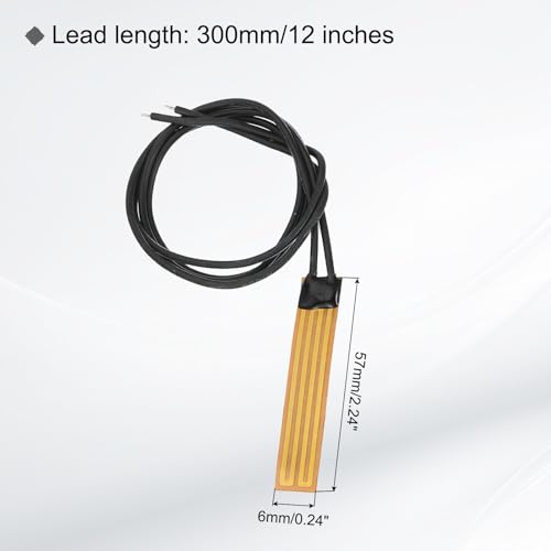 Tira calefactora de poliimida de 57mm, elemento calefactor PI con almohadilla de calor 3