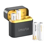 imuto 充電池 1.5v 単三リチウムオン 3600mWh大容量充電池 自己放電抑制 1600回循環使用可能 超長持続時間 4本入りセット 充電器組み合わせ 1~4本同時充電可能 3ｈ急速充電 LED充電インジケータ付き 充電ケーブル付属 日本語取扱説明書付き PSE認証獲得