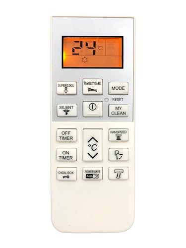 Image of Upix AC Remote No. 168 (with Backlight) with Supercool Function, Compatible /Replacement for Hitachi AC Remote Control (Exactly Same Remote Will Only Work)