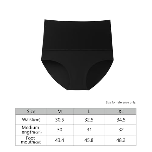 3 Pack Women's High-Waist Tummy Control Briefs Set - Seamless Butt-Lifting Underwear Tummy Control Underwear Comfortable3