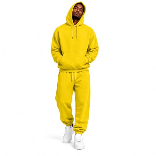 Sweat Suits Men Oversized Jogging Suits Fall Training 2 Piece Outfits - image 1