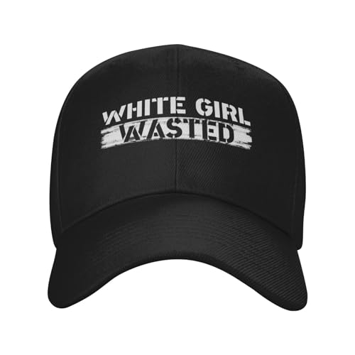 White Girl Wasted Fashionable Casquette Hat Breathable Adjustable Strap for Comfort Style2