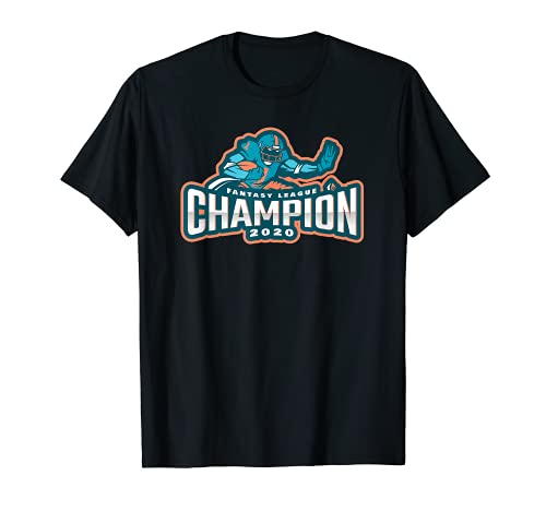 Fantasy League Champion 2020 FFL Fútbol Ganador Camiseta
