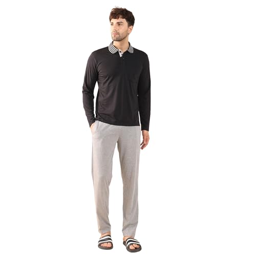 Ensemble de pyjama pour homme bleu marine Sweet Dreams en taille 5XL