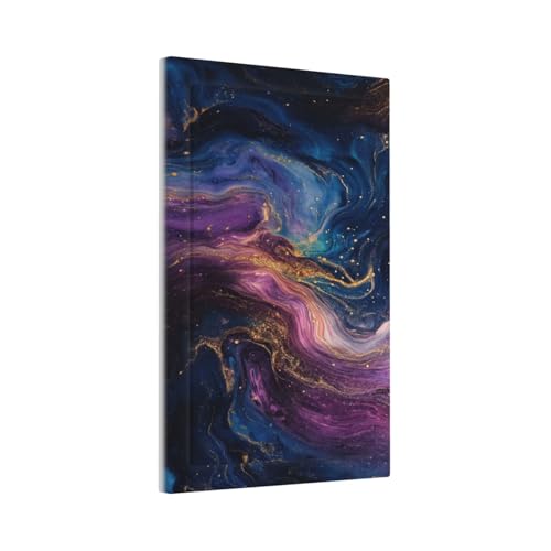 Decorative Switch Covers Plate Abstract Purple Blue Gold Marble Texture 1 Gang No Device Single Blank Outlet Covers Wall Plate Cover Light Switch Plate Electrical Faceplate for Home Decor