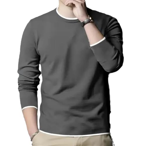 Image of Diaz Men Full Sleeve Cotton T Shirt | 100% Pure Cotton Solid Round Neck Tee| Regular Fit Comfortable Soft Fabric T Shirt |Casual Wear, Office Wear, Gym Wear, Travel & College Outfit-Pack of 1