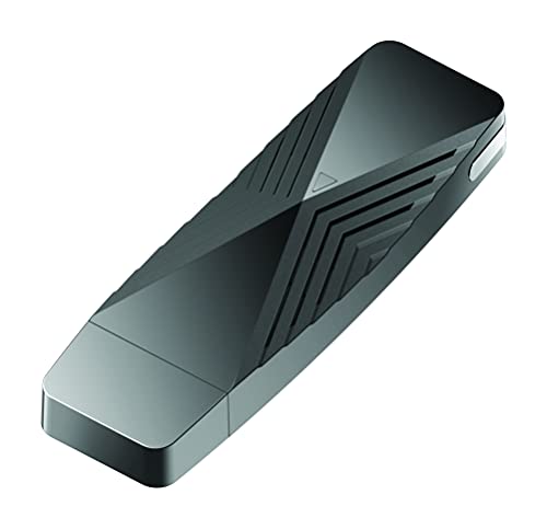 Image of D-Link DWA-X1850 AX1800 Wi-Fi 6 USB Adapter 802.11ax Dual Band 2.4 /5GHz High Speed 1200Mbps OFDMA MU-MIMO WPA3 Supports Windows 10
