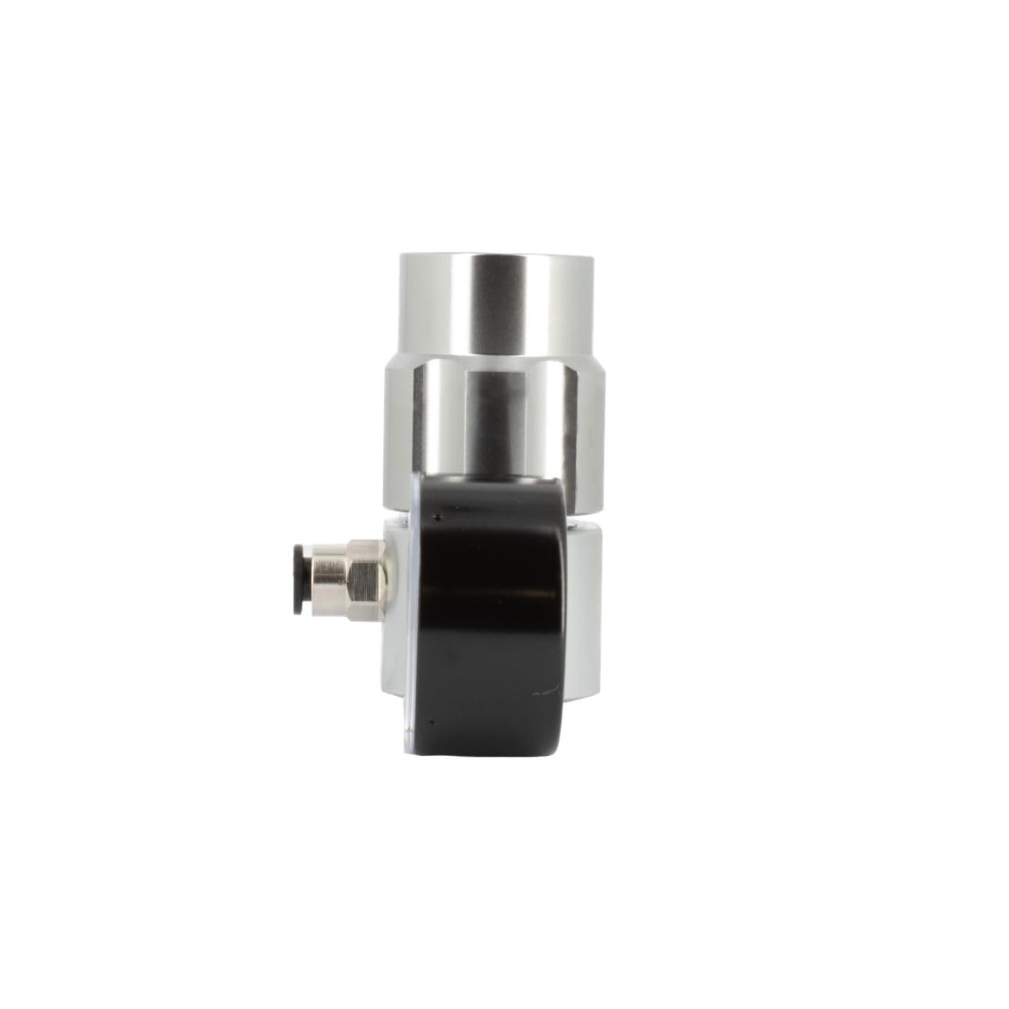 Riduttore di Pressione CO2 a Doppio Manometro, Alluminio Anodizzato, per Gasatori, Acquari e Homebrewing, con Indicatore di Pressione Alta - Bassa in Bar