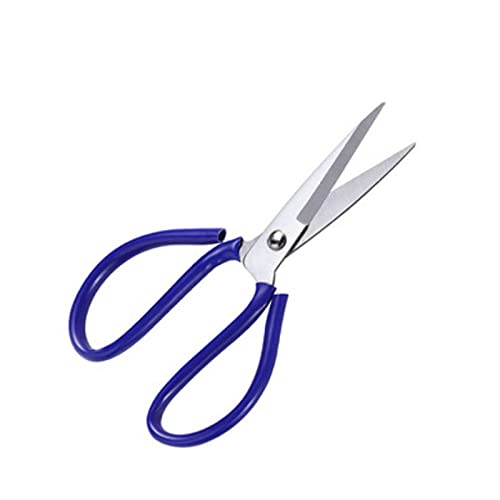Office Scissors,Craft Scissors,Barbecue Scissors, Suitable for Home, Kitchen and Industrial Places, with Comfortable Blue Handles, Stainless Steel Scissors