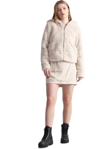 ONLY ONLNEWCHRIS FUR Hooded Jacket CC OTW – Ansicht 1