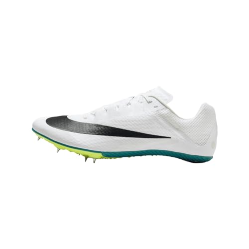 Nike Zoom Rival Track & Field Sprinting Spikes (FZ9663-102, White/Bright Spruce/Vapor Green/Black) Size 3