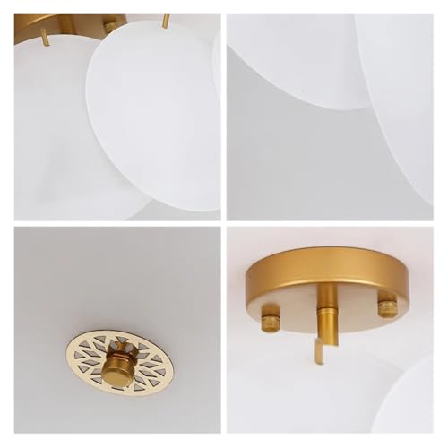 Lustre LED 2 couleurs interchangeables pour salon - 6