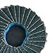 90926 -- 3" (76 mm) Dia. x 80 Grit Z/A Non-Vacuum DynaCut Locking-Type Flap Disc