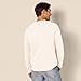 Amazon Essentials Men's Slim-Fit Long-Sleeve Henley Shirt, White, Medium