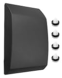 TIKSCIENCE Left Driver Side Pillar Moulding Trim Cladding Exterior Under Fuel Door Left Driver Side Fit for Ford Transit 150 250 350 2015-2019 Replace BK3Z6129077AA, BK3Z6129077AB