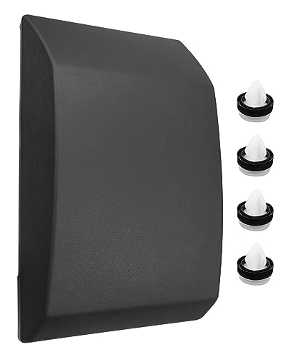 Image of Pillar Moulding Trim Cladding Fit for Ford Transit 150 250 350 2015-2019 | Replace BK3Z6129077AA BK3Z6129077AB, Left Driver Side, Under Fuel Door