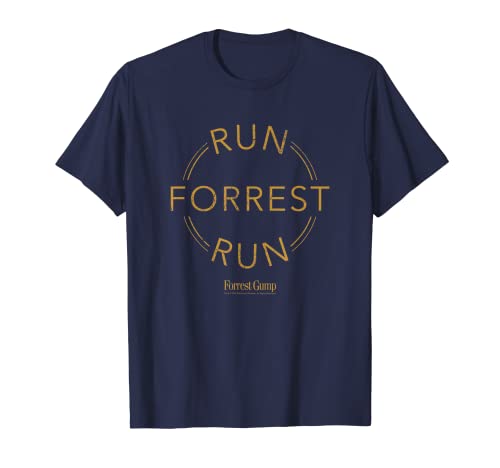 Forrest Gump Run Forrest Run Circle Logo Maglietta...