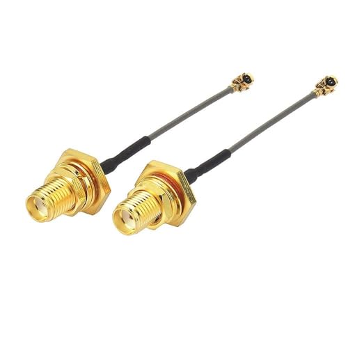 Superbat 2' Mini PCI to SMA Female Low Loss Coaxial Cable for Wireless Routers Mini PCIe Cards...
